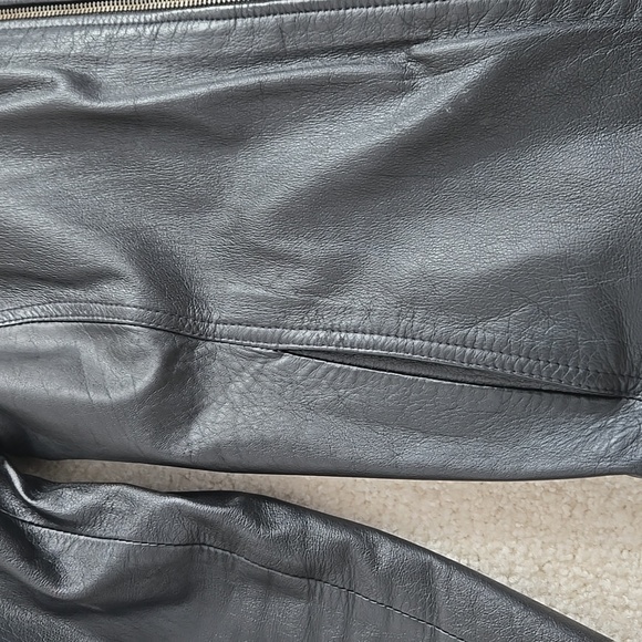 Italian Leather Moto Jacket - Picture 4 of 16